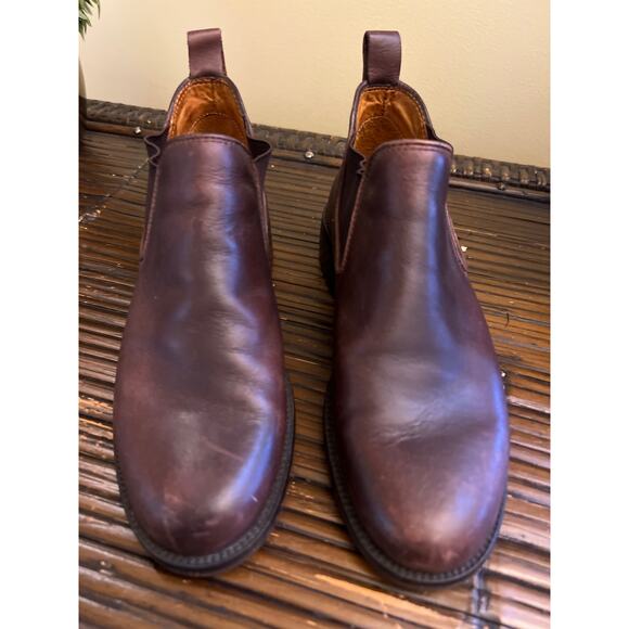 Cole Haan Brown Leather Low Heel Chelsea Ankle Riding Boots Women's Size 7 Cabin - Picture 2 of 7